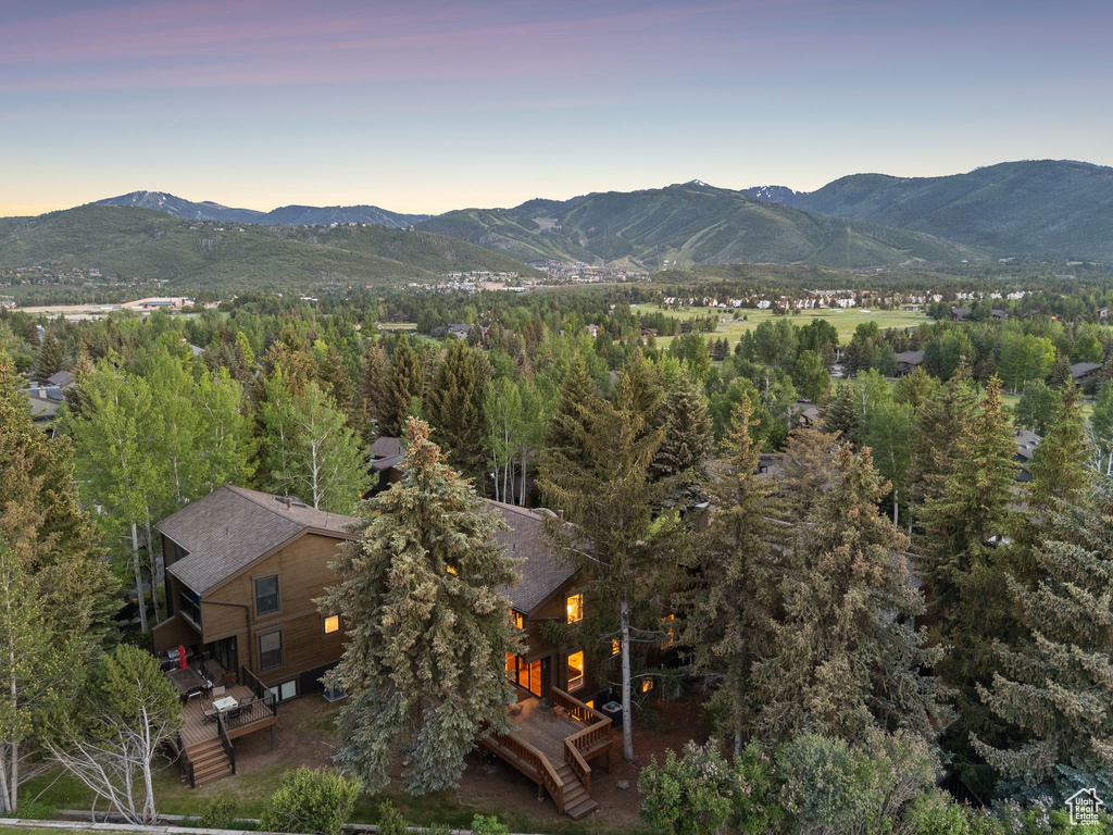 View of mountain backdrop
