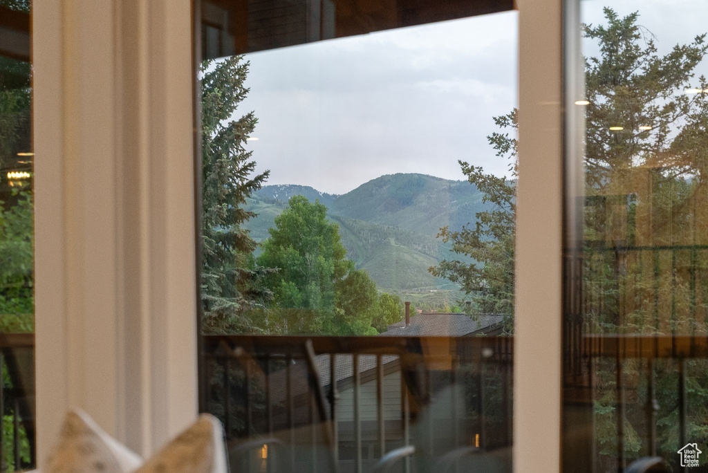 View of mountain backdrop