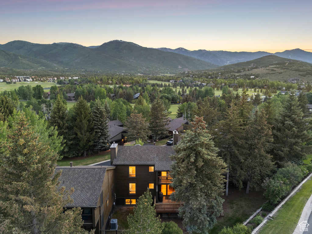 View of mountain backdrop