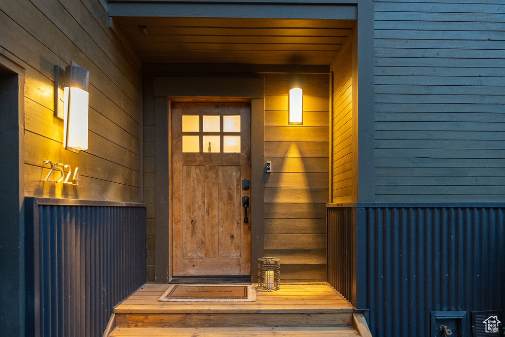 Entrance to property