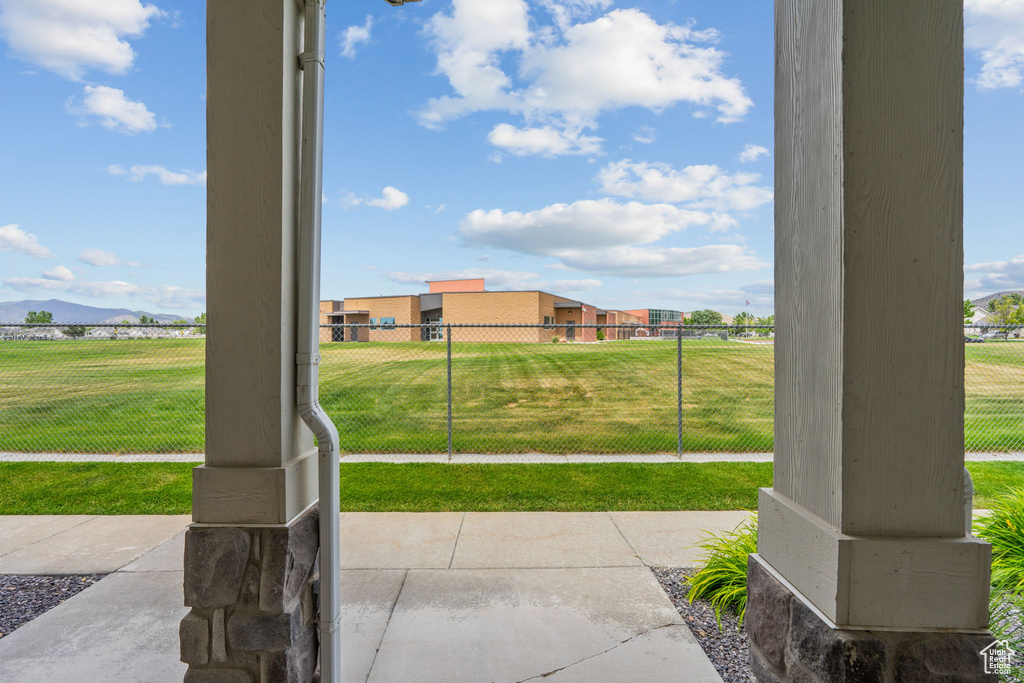 View of yard