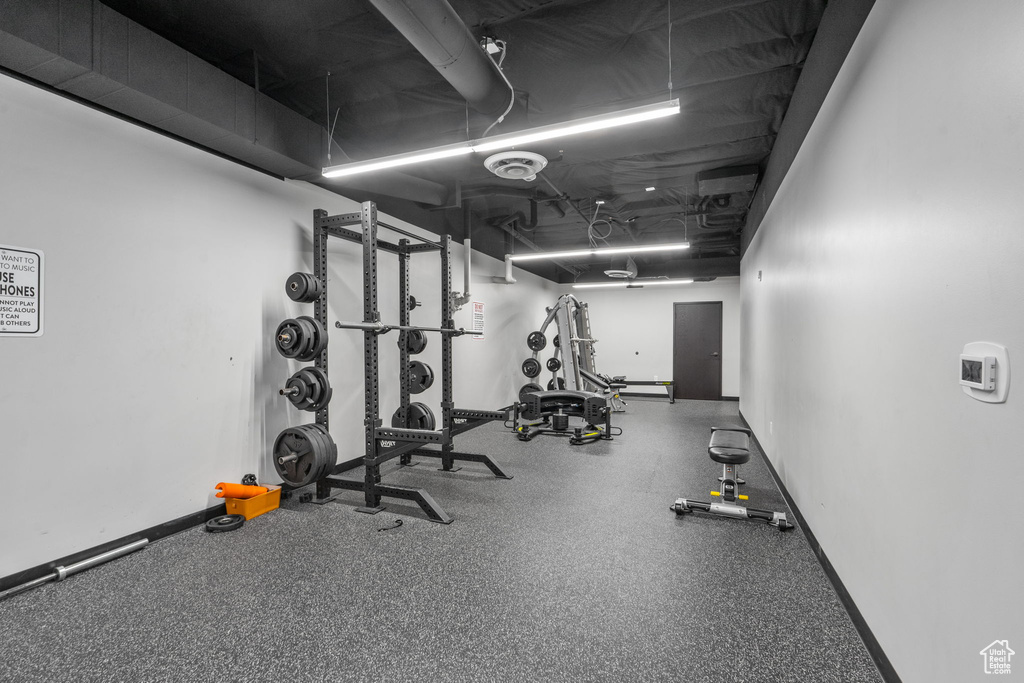 View of exercise room