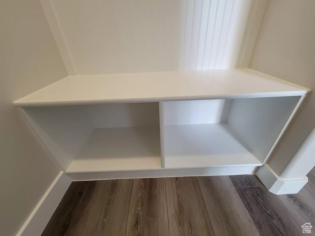 Detailed view of wood finished floors
