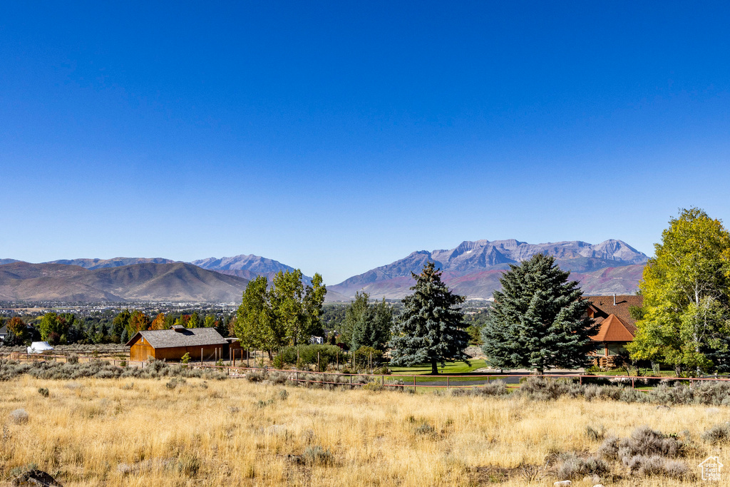 View of mountain backdrop