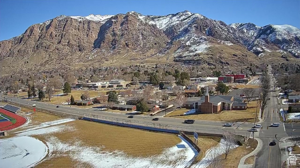 View of mountain background