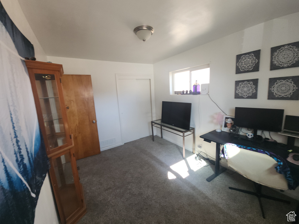 View of carpeted office