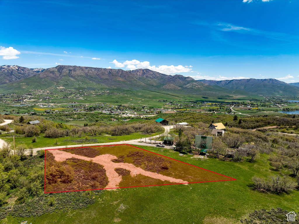 View of mountain background