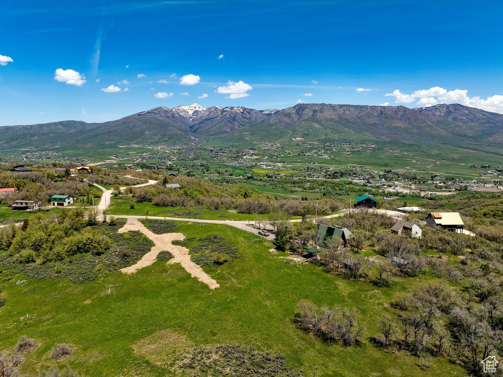 View of mountain background