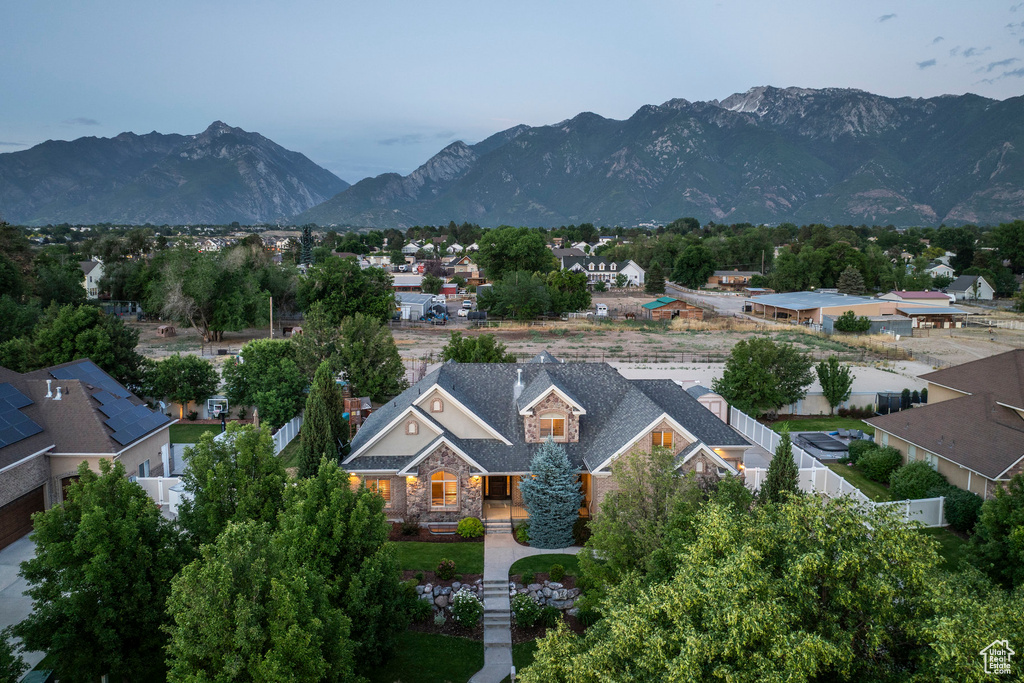 View of mountain backdrop