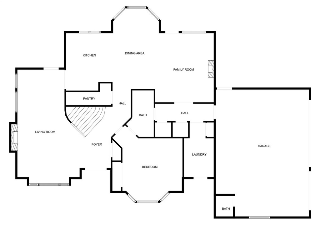 View of room layout