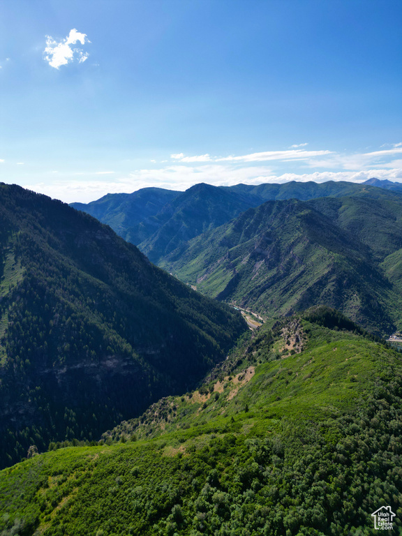 View of mountain backdrop
