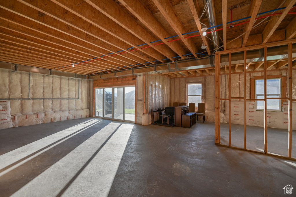 Miscellaneous room featuring concrete flooring