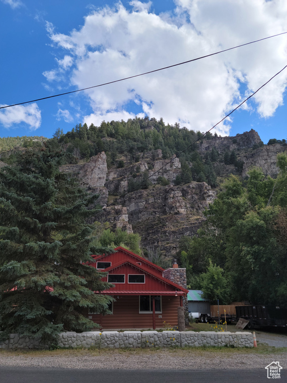 View of mountain backdrop