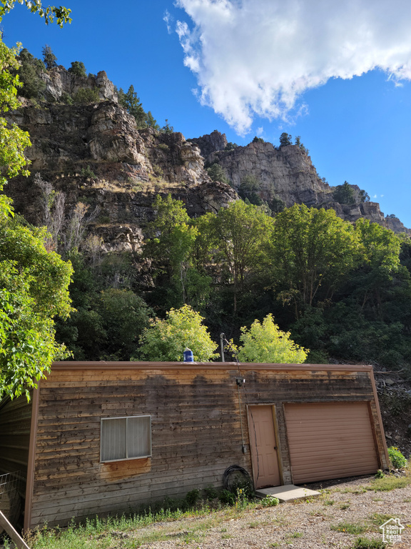 View of mountain backdrop