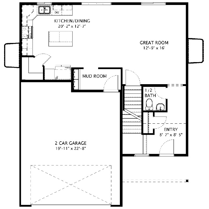 View of floor plan / room layout