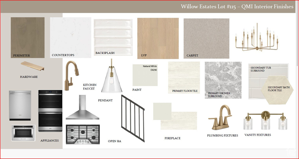View of miscellaneous listing collateral