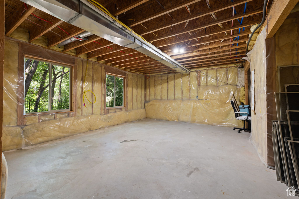 View of basement