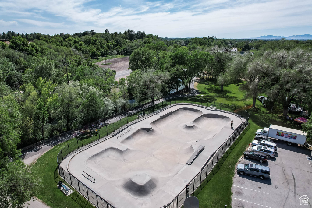 Aerial overview of property\\\'s location featuring a forest