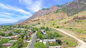 Drone / aerial view of mountains
