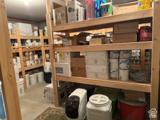 View of storage room
