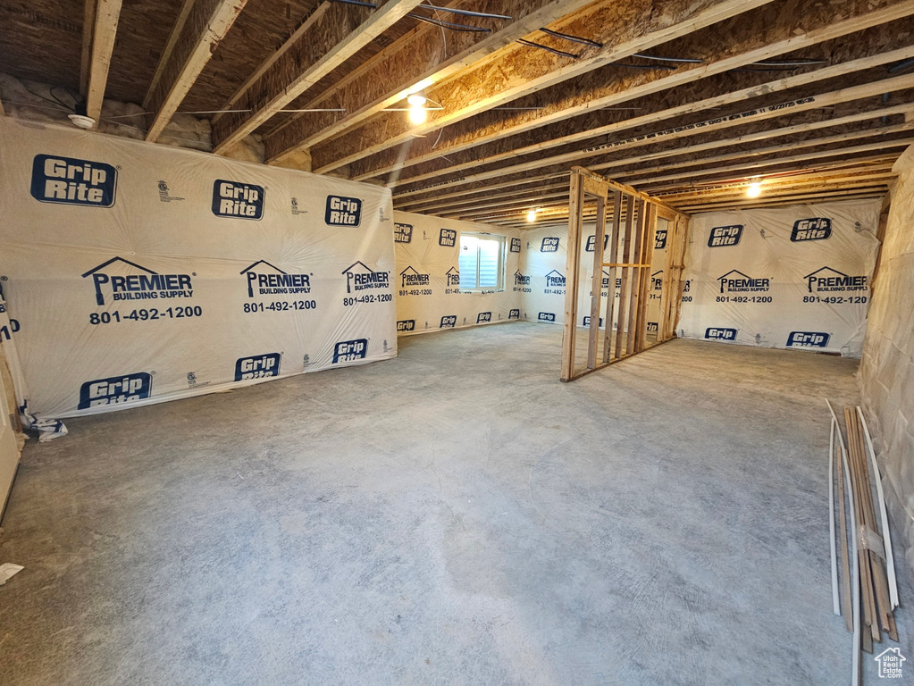View of basement