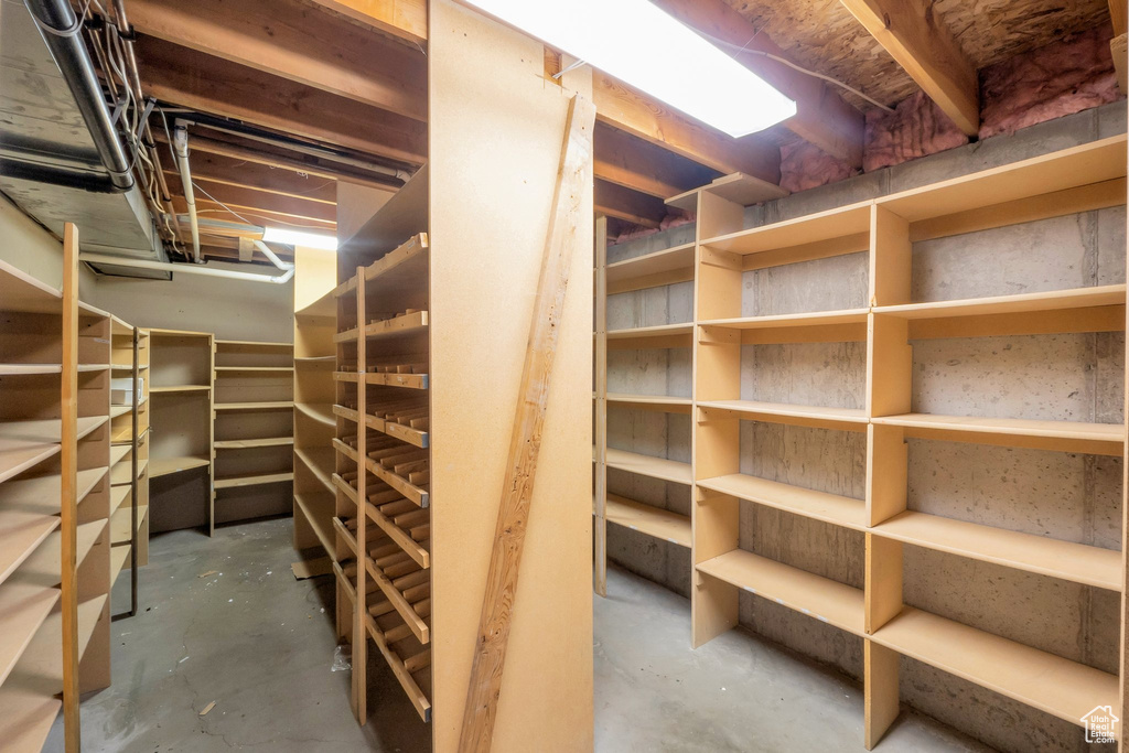 View of storage area
