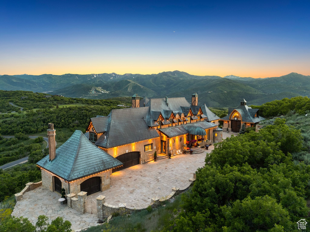 View of mountain backdrop