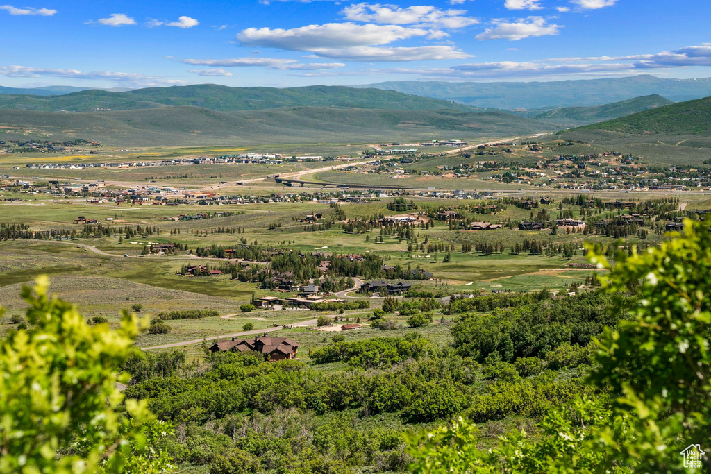 View of mountain background
