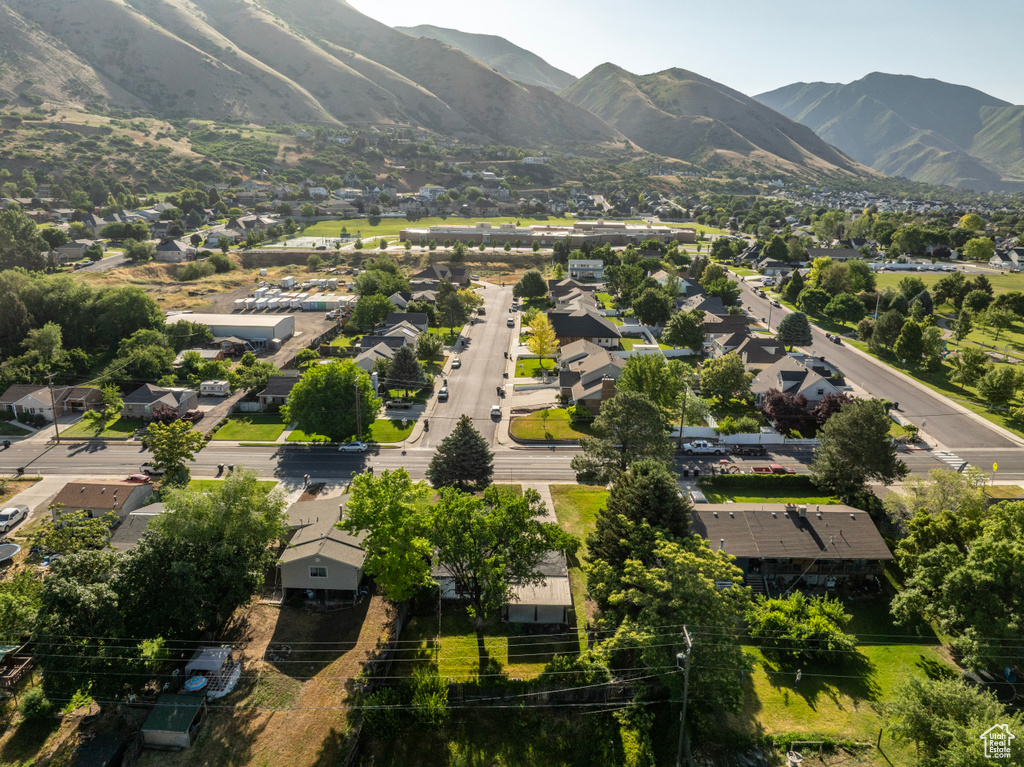 Drone / aerial view of mountains