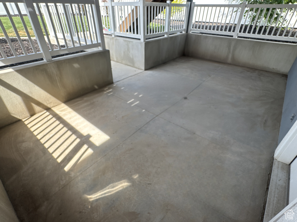View of patio