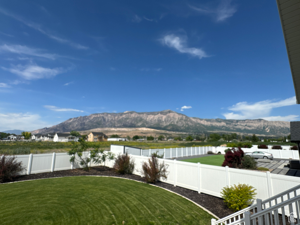 View of mountain backdrop