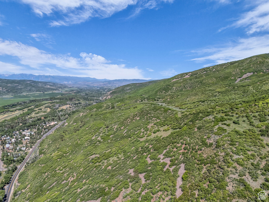 View of mountain background