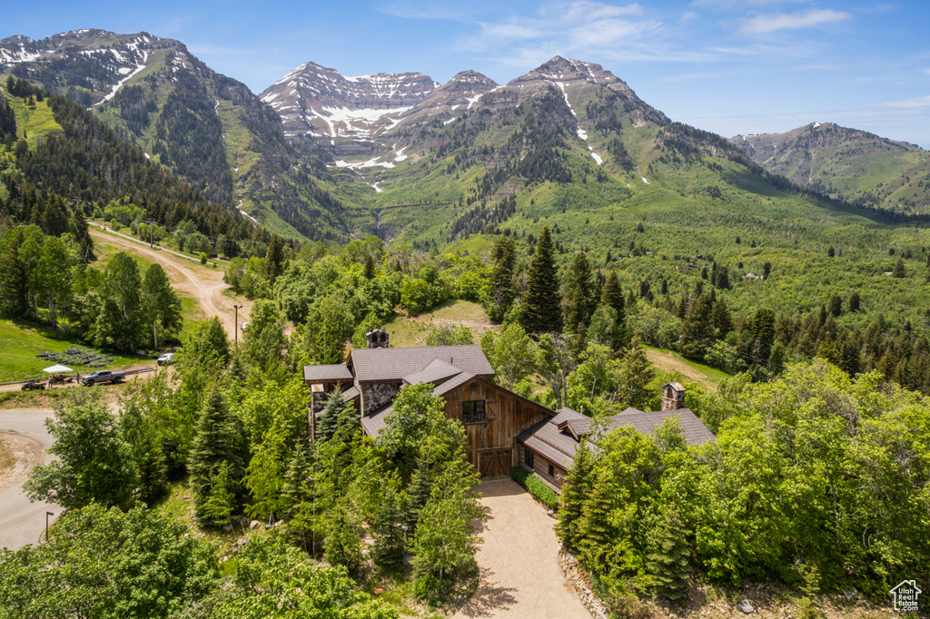 View of mountain backdrop