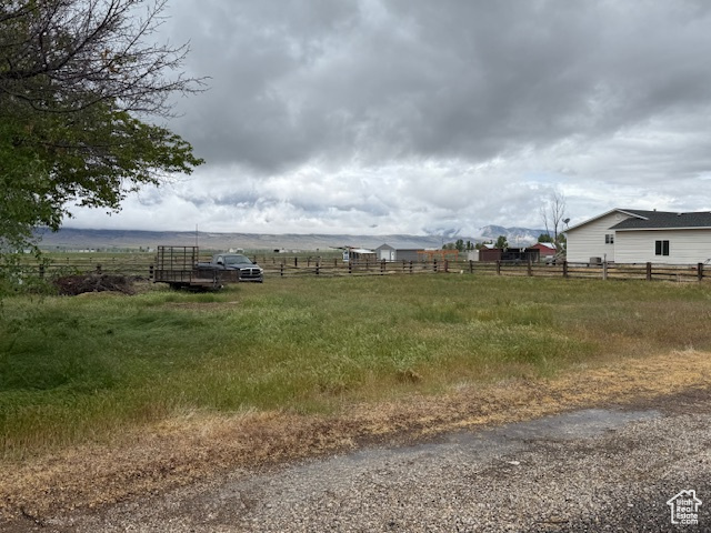 View of yard with a view of rural / pastoral area