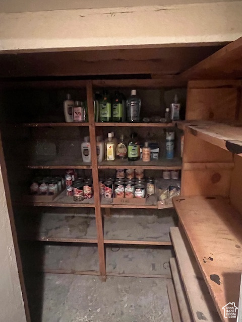 View of storage room