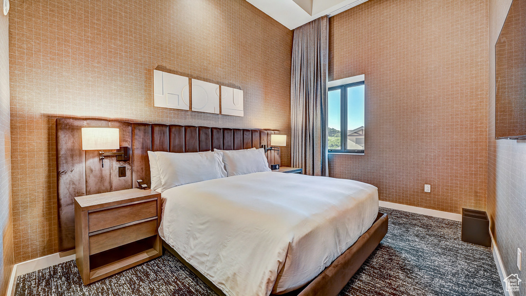 Bedroom featuring baseboards