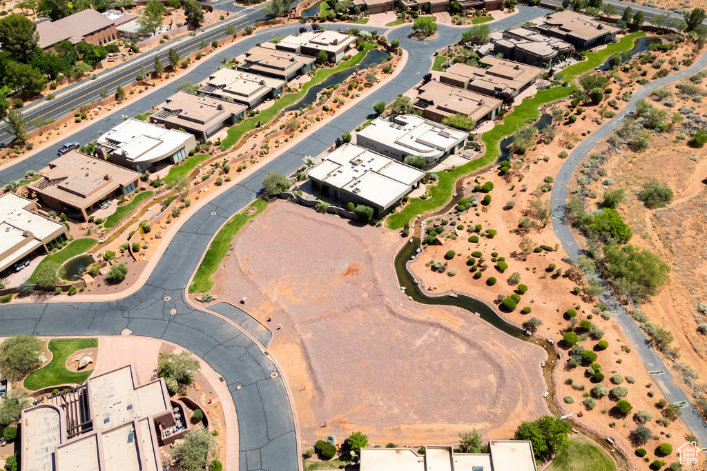 View of property location with nearby suburban area