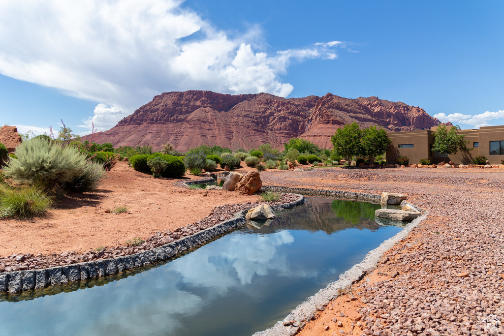 View of mountain background