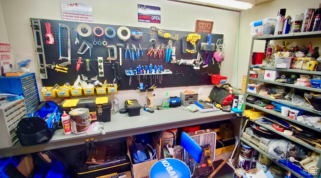 View of misc room