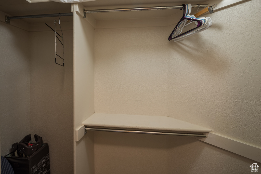 View of spacious closet