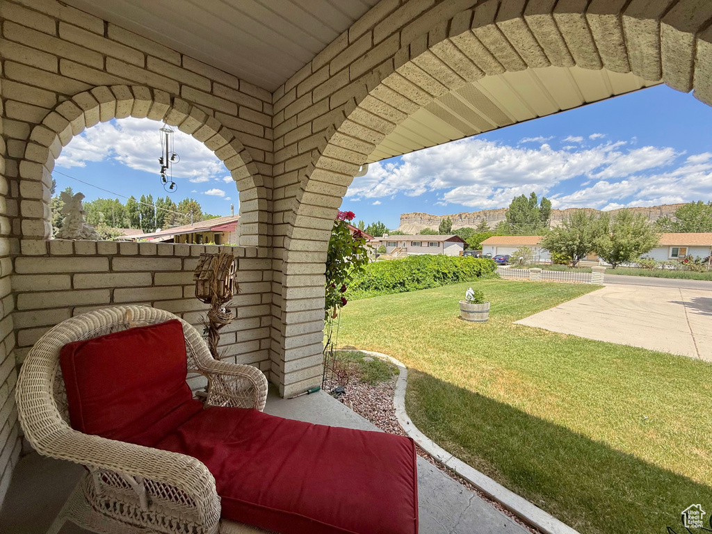 View of patio