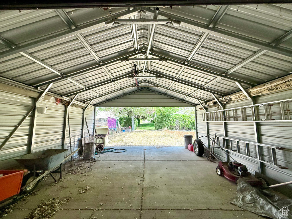 View of vehicle parking