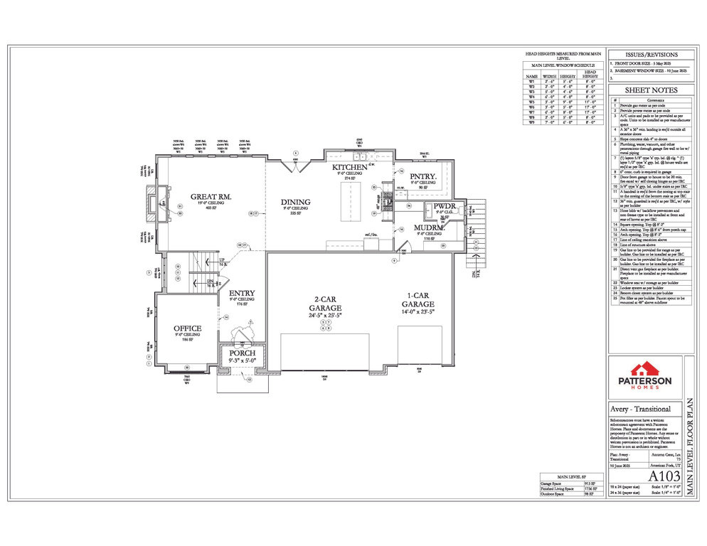 View of room layout