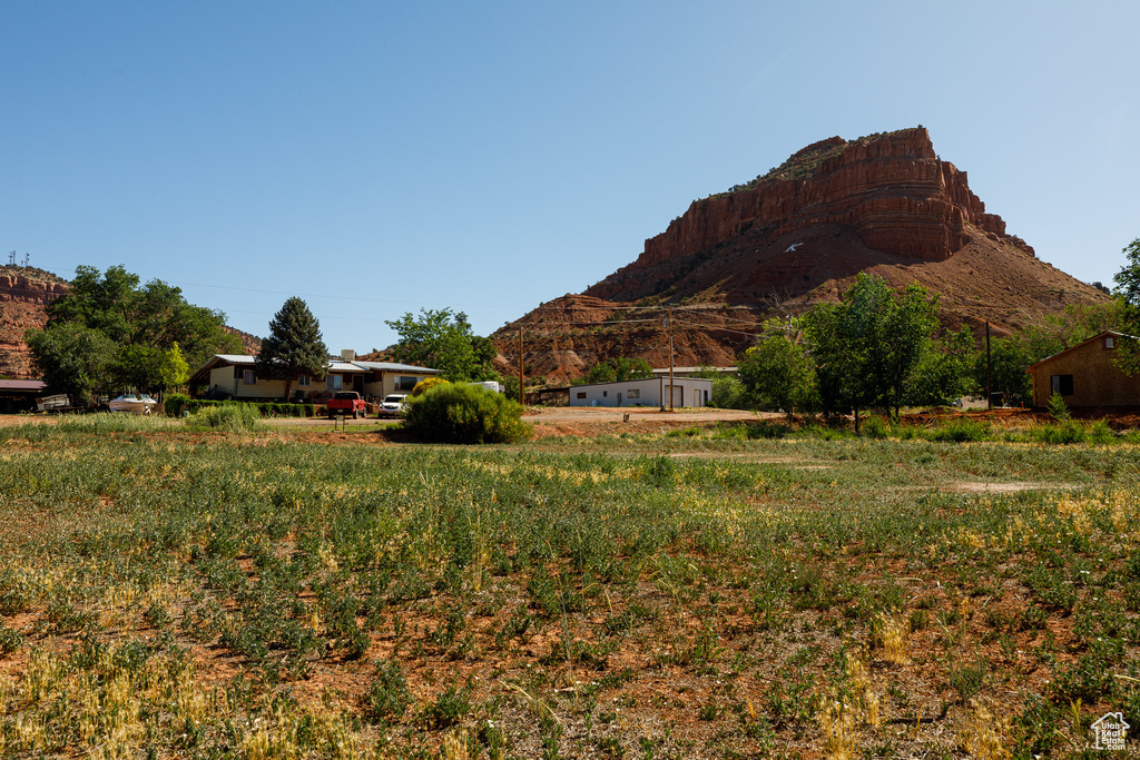 View of mountain background