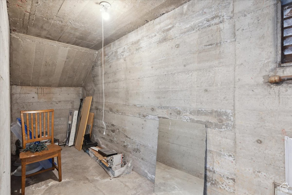 View of storage area