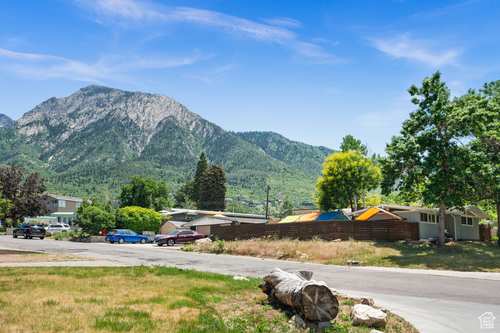 View of mountain backdrop