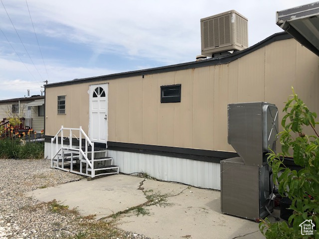 Back of property featuring a patio