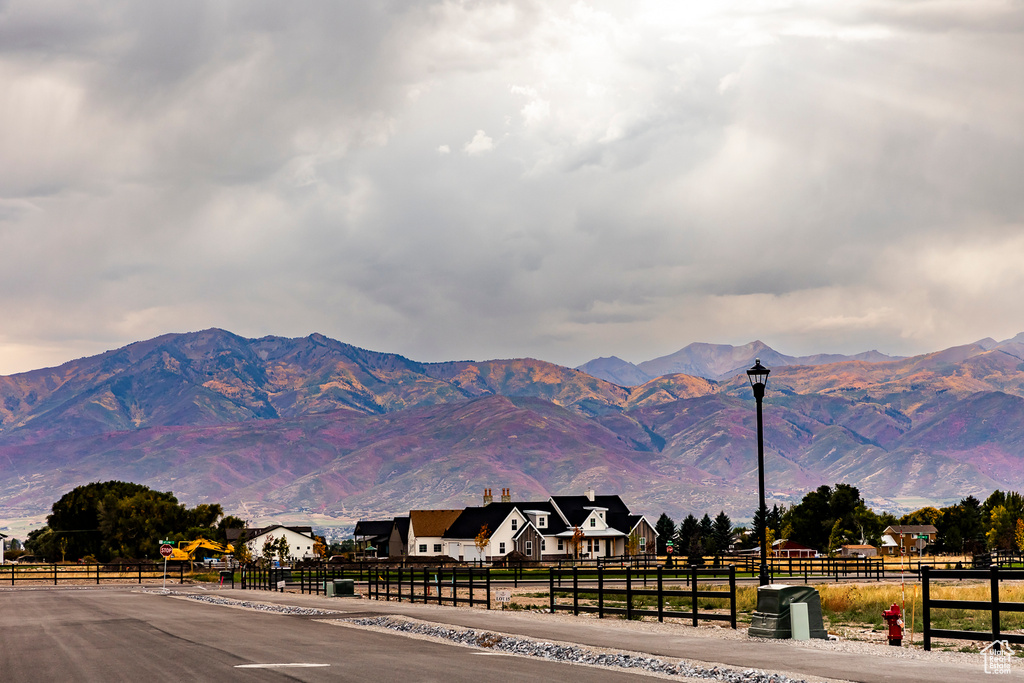View of mountain background
