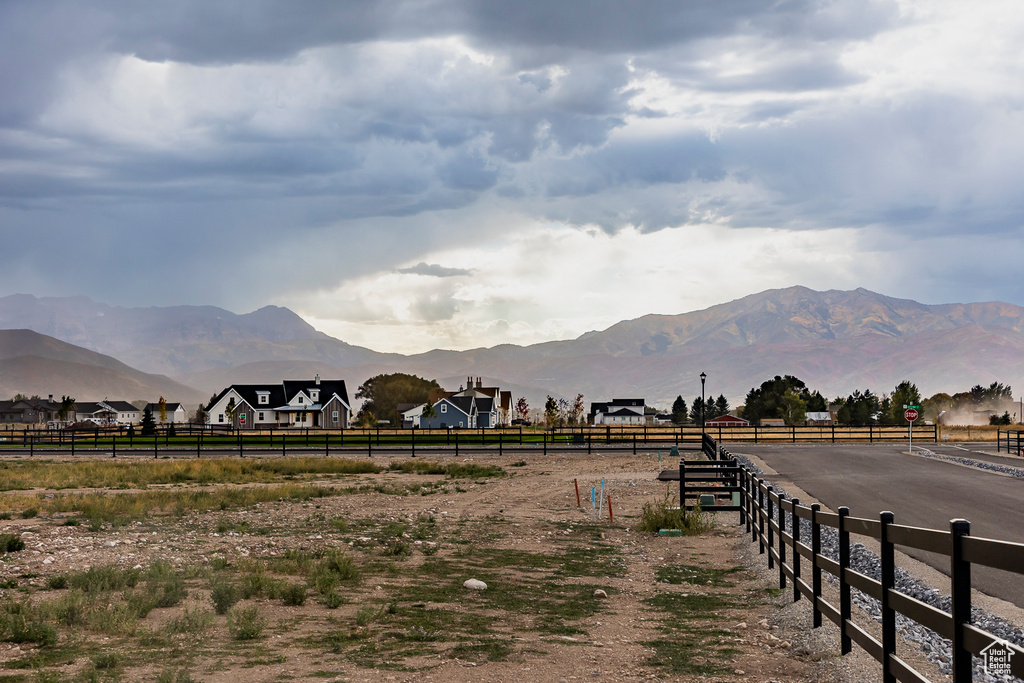 View of mountain background