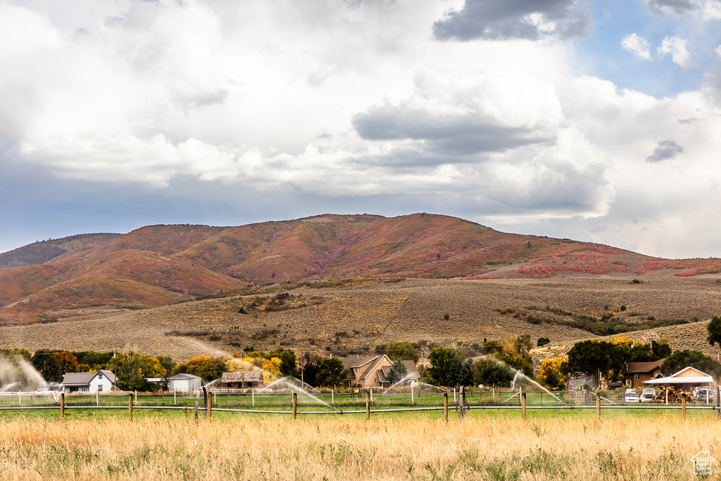 Mountain view featuring rural landscape